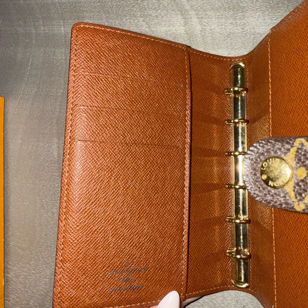 Louis Vuitton Monogram Small Ring Agenda Cover